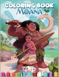 Includes maui coloring pages, as well as pua the pig disclosure: Moana Coloring Book Moana Coloring Pages For Kids Amazing Activity Book For All Fans Of Maoana Illus Funny 9798685442239 Amazon Com Books