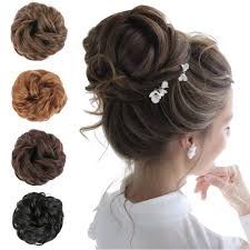 The problem is that my hair is only jaw length. Hair Pieces For Women Messy Bun Human Hair Chignon Messy Bun Hair Extension Hair Pieces For Women Scrunch Scrunchie 100 Human Hair Black Hair Buns Hair Piece Natural Black Buy Online In