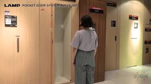 Sugatsune's sliding door systems provide additional options that do not require floor railing. Sugatsune Pocket Door System Alt 2v 360 Marek Industrial A S Youtube