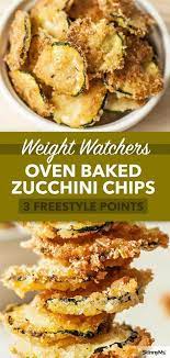 Oven Baked Zucchini Chips Healthy Snack Recipe Recipe Healthy Snacks Recipes Zucchini Chips Baked Food