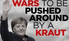 Einblicke in die arbeit der kanzlerin durch das objektiv der offiziellen fotografen. Leave Eu Apologises And Deletes Racist Tweet Of Angela Merkel Calling Her A Kraut Daily Mail Online