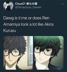 Sarcasticly How Have I Not Noticed This Before He Ll Always Be Akira To Me And Nothing Can Change That Persona 5 Memes Persona 5 Joker Persona 5