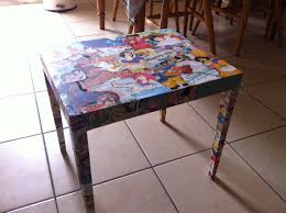 My Disney Decoupage Table Decoupage Table Decoupage Art Desk