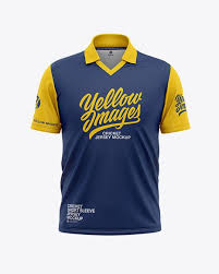 Download Men S Regular Short Sleeve Cricket Jersey Polo Shirt Front View Of Soccer Jersey In Apparel Mockups On Yellow Images Object Mockups Shirt Mockup Clothing Mockup Design Mockup Free