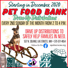 Knowing where to find local food banks is valuable information. Pet Food Bank Drive Up Distributions Apa Las Cruces