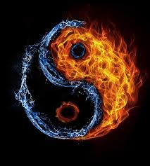Unlike the greek elements, they are not so much material as transformational. Water Fire Ying Yang By Lucasmottavalerio On Deviantart Feu Et Glace L Art De Yin Yang Tatouages Yin Yang