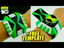 Ben 10 omnitrix projector watches toys ben 10 action figure toys projector medium for children birthday party gift a style. Diy How To Make Ben 10 Omniverse Omnitrix Free Template Functional Alien Omnitrix Easy Craft Youtube Ben 10 Omniverse Template Free Ben 10