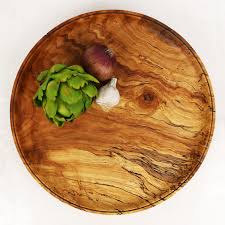 Handmade Wood Platter Jupiter A Large Round Wooden Tray Hand Etsy Wood Platter Handmade Wood Wooden Tray