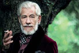 Pin By Peter Sandoval On Beards Funny Celebrity Pics Ian Mckellen Sir Ian Mckellen