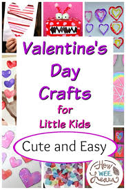 Valentine's day is no different and in fact a better holiday than any to surprise someone with a hand made i love you toddler hand print. Beautiful And Playful Valentine S Day Crafts For Preschoolers How Wee Learn