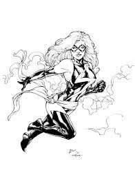 Ms Marvel Inks By Https Devgear Deviantart Com On Deviantart Marvel Coloring Ms Marvel Marvel