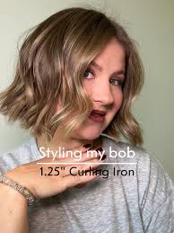 Curling Short Hair: Styling a Bob with a Clamp Iron