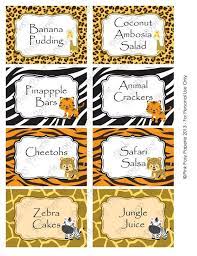 Printable Safari Baby Shower Food Labels Etsy Safari Baby Shower Lion King Baby Shower Baby Shower