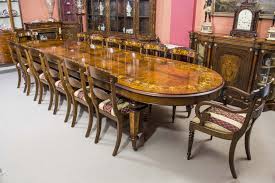 A 14ft Vintage Burr Walnut Inlaid Dining Table Fit For A Queen Dining Room Furniture Styles Dining Table Large Dining Room Table