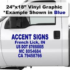 Check out the video on the right side for more information on the usdot number. Retail Store Fixtures Equipment Usdot Number Decal Sticker Store Signs Displays