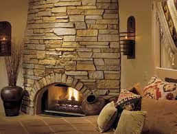 Interior stone fireplace made from stone veneer for your home. Photos Of Veneer Stone Fireplace Surrounds