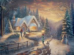 Country christmas pictures to create country christmas ecards, custom profiles, blogs, wall posts, and country these animated pictures were created using the blingee free online photo editor. Country Christmas Homecoming Limited Edition Canvas Thomas Kinkade Studios