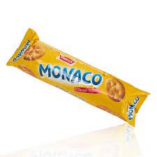 Ned stuffed ball in between two monaco biscuits. Parle Monaco Biscuit 3 Pack One Stop Halal