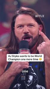 AJ Styles letting the crowd know what he wants 🔥 #WWERaw #WWEonNetflix