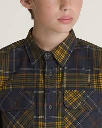 Kids Otis Long Sleeve Shirt in Parisian Night Blue