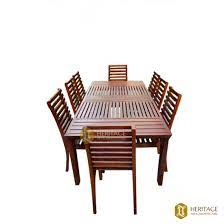 The 5 pieces round kitchen table set is an ideal pick for small families that have 1 or 2 kids at home. Traditional Dining Table Heritage Art And Architecture Kochi Kerala