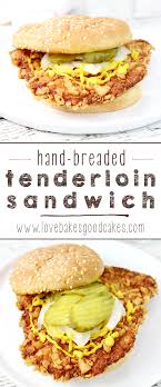 Breaded Pork Tenderloin Sandwich Recipe Pork Tenderloin Sandwich Breaded Pork Tenderloin Pork Tenderloin Recipes