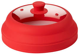 Maybe you would like to learn more about one of these? Microwave Glass Plate Cover Lid Vented And Collapsible Design With A Safe And Easy Grip Silicone Handle 10 5 Inch Diameter Red Buy Online In Aruba At Aruba Desertcart Com Productid 87535631