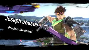Joseph arroja los clackers en la dirección de su adversario. Joseph Joestar Super Smash Bros Ultimate Mods