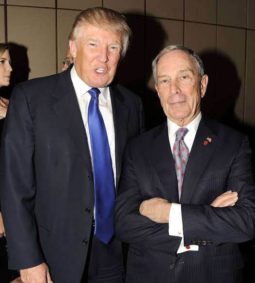 Michael Bloomberg trump ile ilgili görsel sonucu"