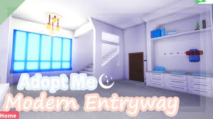 Modern Entryway Adopt Me Speedbuild Cute Room Ideas Sims House Design Futuristic Home