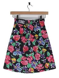 Bongo denim skirt bleached roses floral pattern. 70s Orange Gingham Daisy Print Skirt M In La Best Prices Buy 70s Orange Gingham Daisy Print Skirt M In Los Angeles Online
