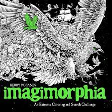Kerby's imagination is unlimited as he morphs objects with his doodle style of art work. Imagimorphia An Extreme Coloring And Search Challenge Rosanes Kerby Amazon De Bucher