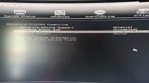 The motherboard recognizes the tpm module because i can enable (in bios) the security device support (without the tpm installed, this is'nt visible), but on reboot i don't get any new or additional options in bios to also enable the tpm itself. Tfmkml Um3xium