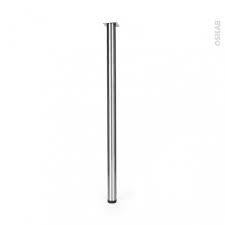 Piétement de table pour l'extérieur de votre établissement, pieds en alu ou en inox, le meilleur rapport qualité prix et le service en plus | proditech sud. Pied De Bar Rond Reglable Finition Inox Brosse H110 O6 Cm Sokleo Oskab