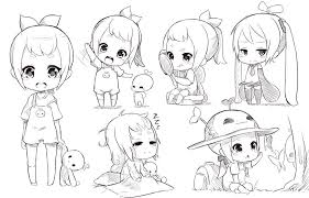Chibi Sketch By Fuka Enrique On Deviantart Chibi Drawings Chibi Sketch Anime Chibi