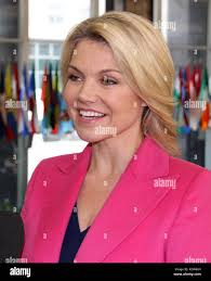 17th Oct, 2017. U.S. State Department spokesperson gives interview U.S.  State Department spokesperson Heather Nauert speaks during an interview  with Yonhap News Agency in Washington