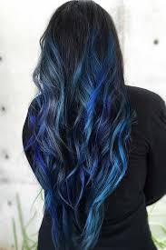 If you merely want to highlight your hair, then use foils to keep the colored hair covered and away from your uncolored hair. 50 Tasteful Blue Black Hair Color Ideas To Try In Any Season