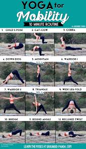 Never strain or force yourself beyond your current abilities. 10 Minute Beginner Yoga For Mobility Routine Yoga For Beginners Yoga Routine Yoga Flow Sequence