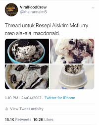 Resepi aiskrim viral oreo 3 bahan | how to make oreo aiskrim with 3 ingredients. Resepi Aiskrim Oreo Viral Resepi Merory Sedap Betul