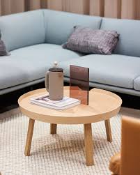The shape and frame make the around table functional and elegant, and simultaneously give the table a warm and welcoming. Home Decor Design Inspiration From Muuto Both Simple And Vibrant The Around Coffee Table Series Is A Center Table Living Room Coffee Table Living Room Center