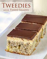 Tweed Squares A K A Tweedies A Newfoundland Fave Recipe Desserts Rock Recipes Cookie Recipes
