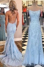 Mermaid Lace Prom Dress 2020 Pageant Dress Evening Dress Dance Dresses Graduation School Party Gown Dt0524 Light Blue Prom Dress Mermaid Prom Dresses Backless Dress Formal