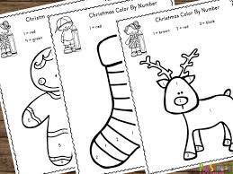 You've come to the right place! Free Christmas Color By Number