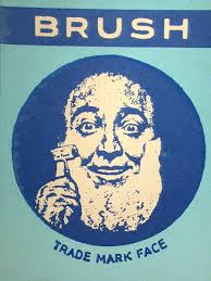 1930s Ever-Ready Shaving Brush Calendar Top Advertising Sign Amer. Safety  Razor