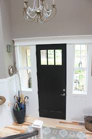 Entry Front Door Makeover More Progress Front Entry Doors Doors Interior Black Interior Doors