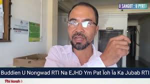 Phah Ïakynduh U PIO Bad Dealing Asst. Ïa U DC Bym Pat Lah Ban Ai Jubab Ïa  Ka RTI U Bah Reachingson