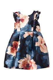 Iris Ivy Flutter Sleeve Floral Dress Little Girls Floral Dress Dresses Flutter Sleeve