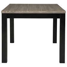 How to build this beautiful wooden diy round kitchen table with a pedestal base. Benchcraft By Ashley Dontally Square Dining Room Counter Table With Melamine Top A1 Furniture Mattress Pub Tables