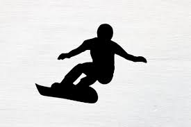 Download Snowboarding Silhouette Cut File Svg Graphic By Rayan Creative Fabrica