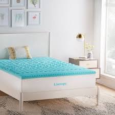 Full Essentials 2 Zone Gel Memory Foam Mattress Topper Linenspa In 2020 Foam Mattress Topper Memory Foam Mattress Mattress